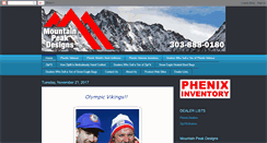 Desktop Screenshot of mountainpeakdesigns.com