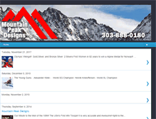 Tablet Screenshot of mountainpeakdesigns.com